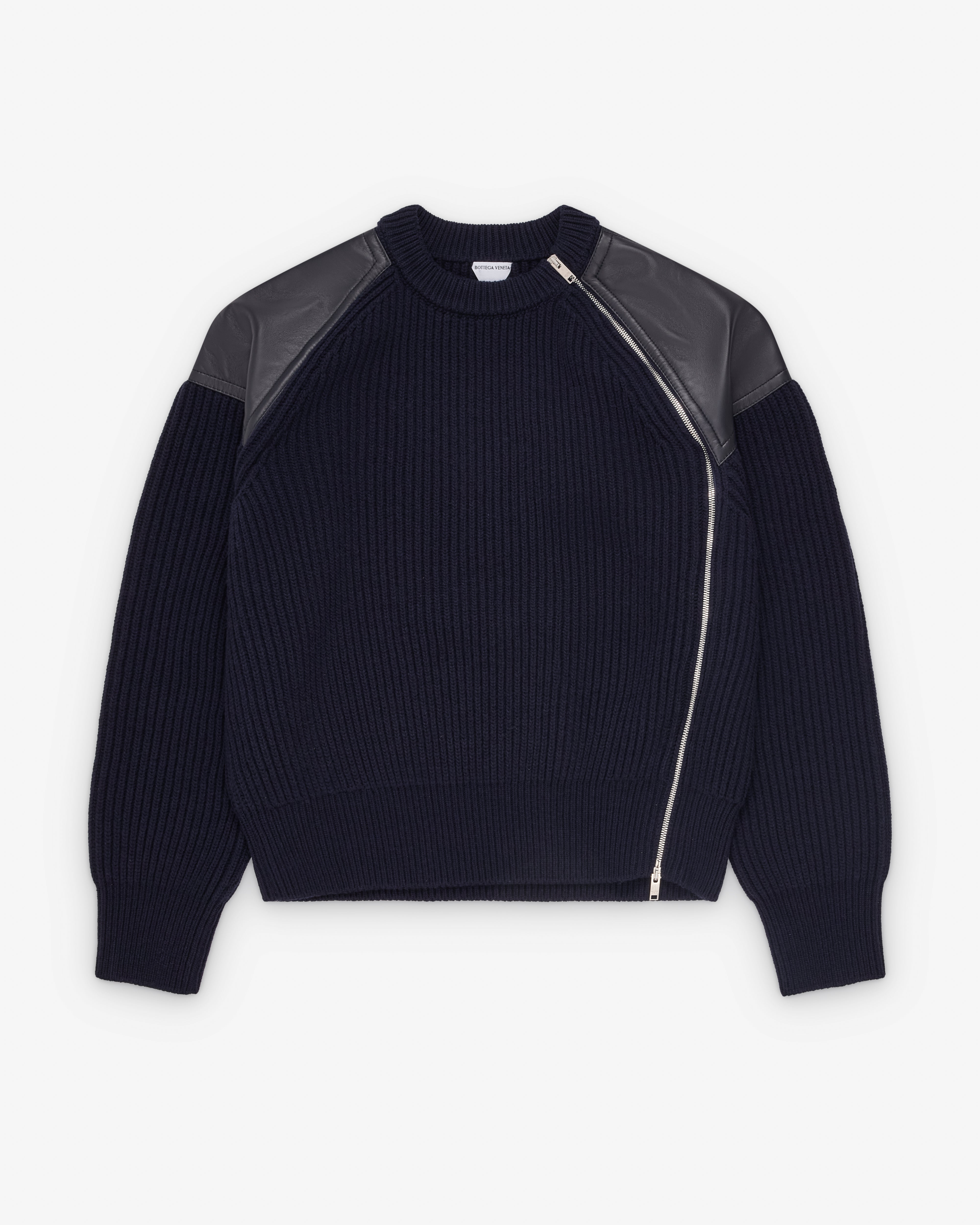 Bottega Veneta : Men's Wool And Cashmere English Rib Sweater