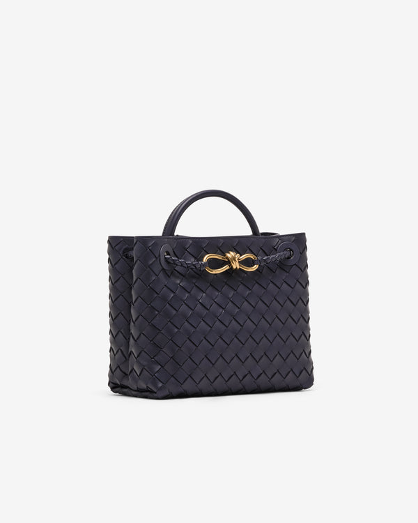 Bottega Veneta  - Women's Andiamo Bag - (Midnight Blue)