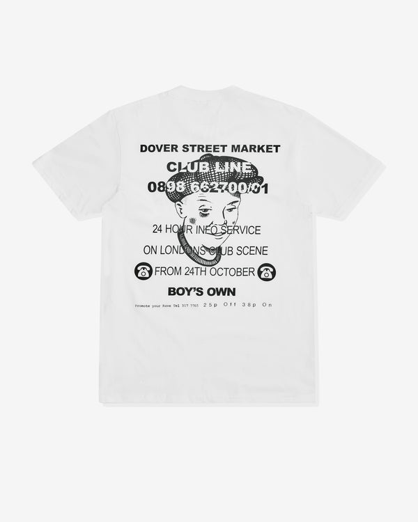 Boys Own - DSM Exclusive Men's Club Line Tee - (White)