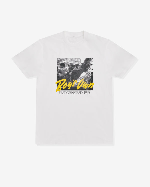 Boys Own - Men's Dave Swindells 1989 Script Tee - (White)