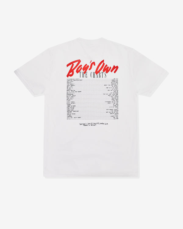 Boys Own - Men's The Charts Tee - (White)