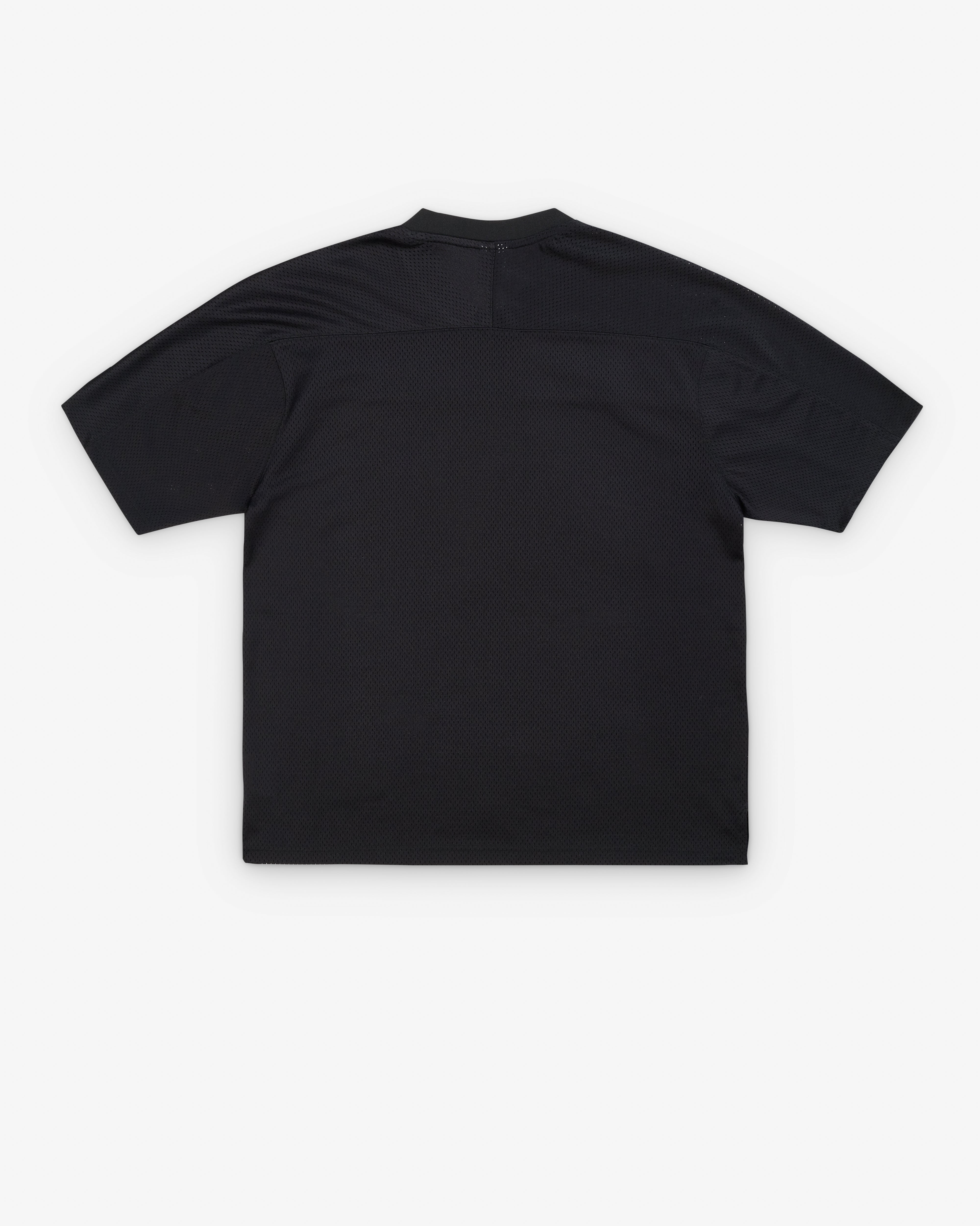 Palace: Men's Bulldog Mesh Jersey (Black) | Dover Street Market London