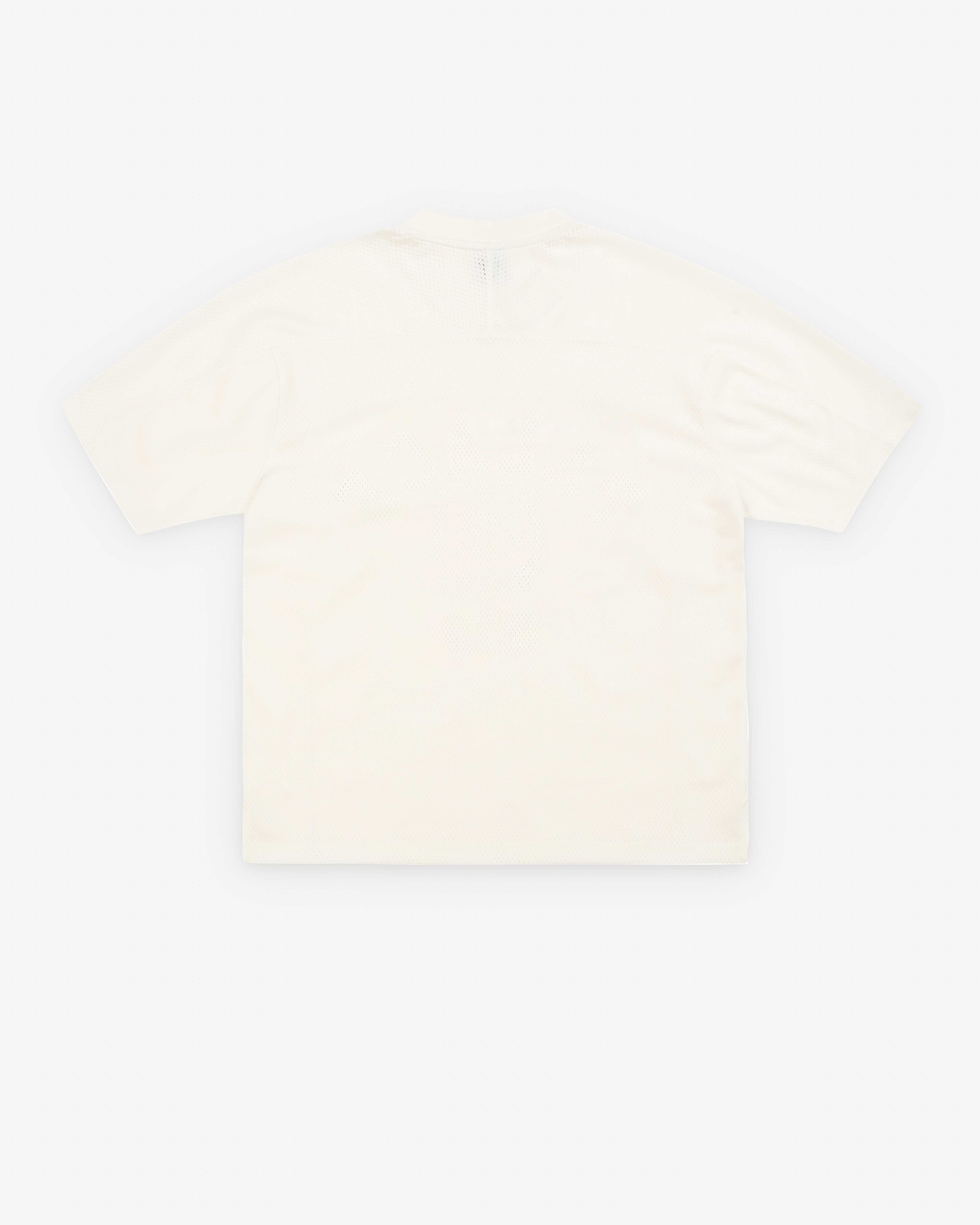 Palace: Men's Bulldog Mesh Jersey (White) | Dover Street Market London