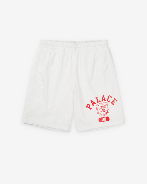 Palace - Men's Bulldog Mesh Short - (White)