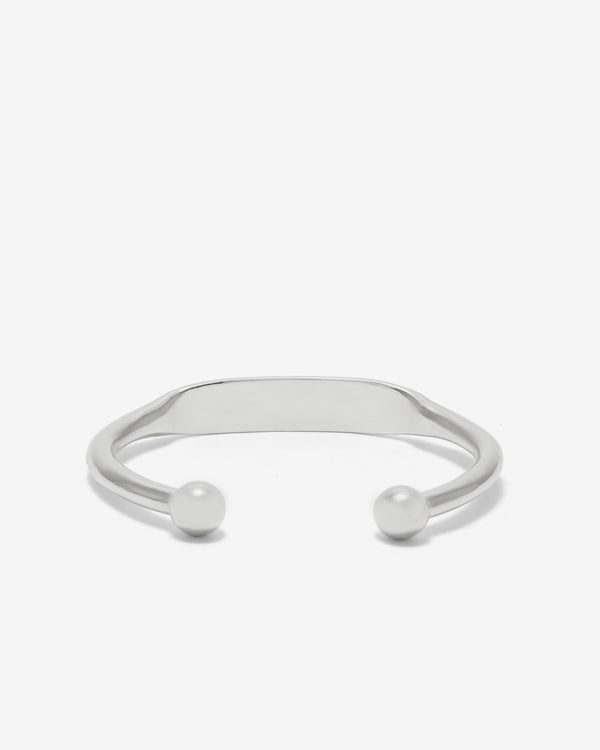 Bunney - Men’s Torque Identity Bangle - (Silver)
