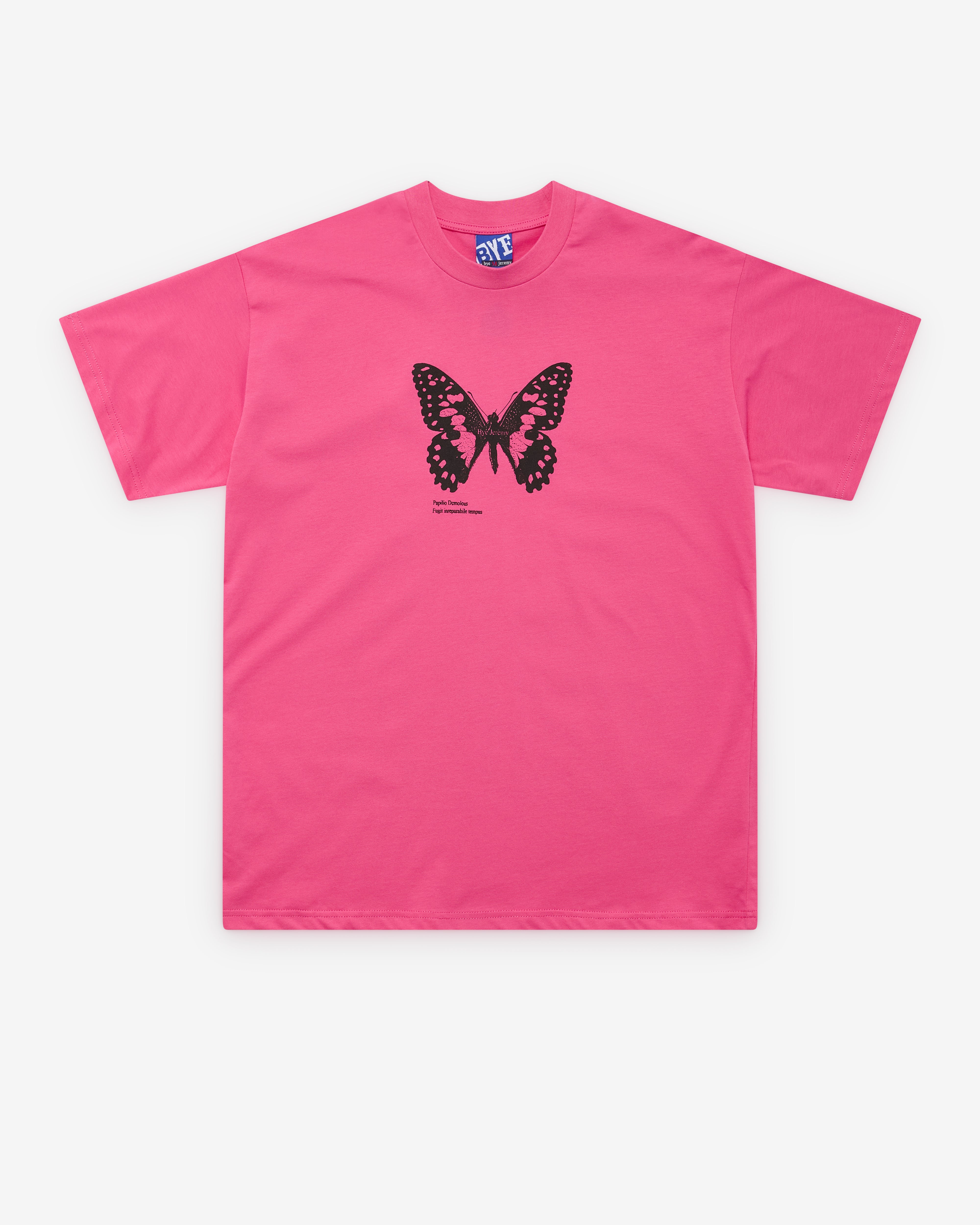 Bye Jeremy: Butterfly T-Shirt (Pink) | Dover Street Market London