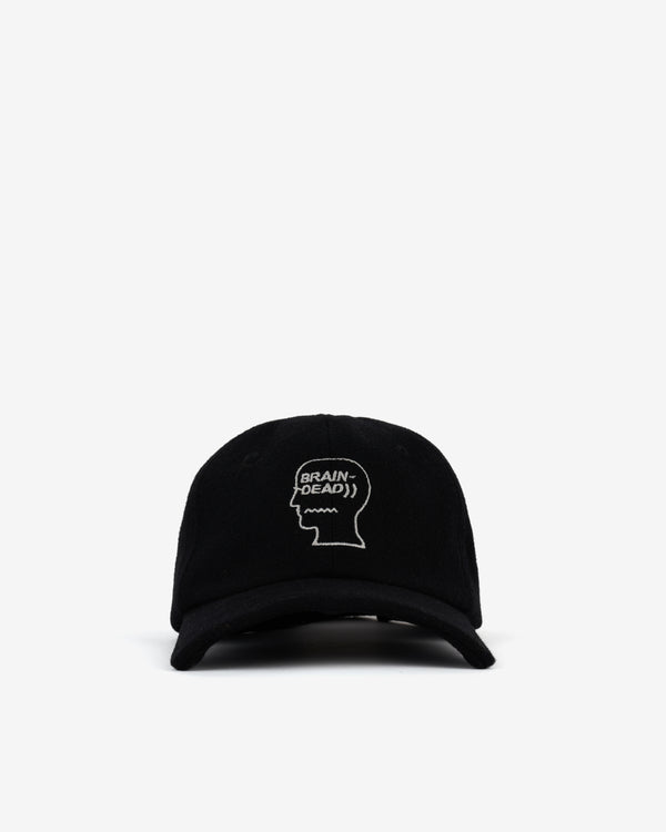 Brain Dead - Men's Batwing Logohead Hat - (Black)