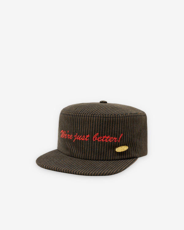 Fugazi - Men's Better Pillbox Hat - (Brown)
