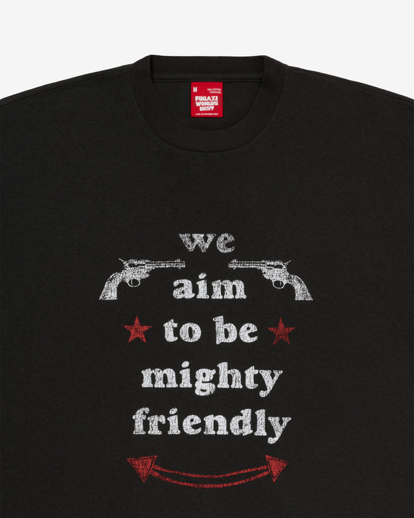 Fugazi - Men's Mighty Friendly Paper Thin T-Shirt - (Black)