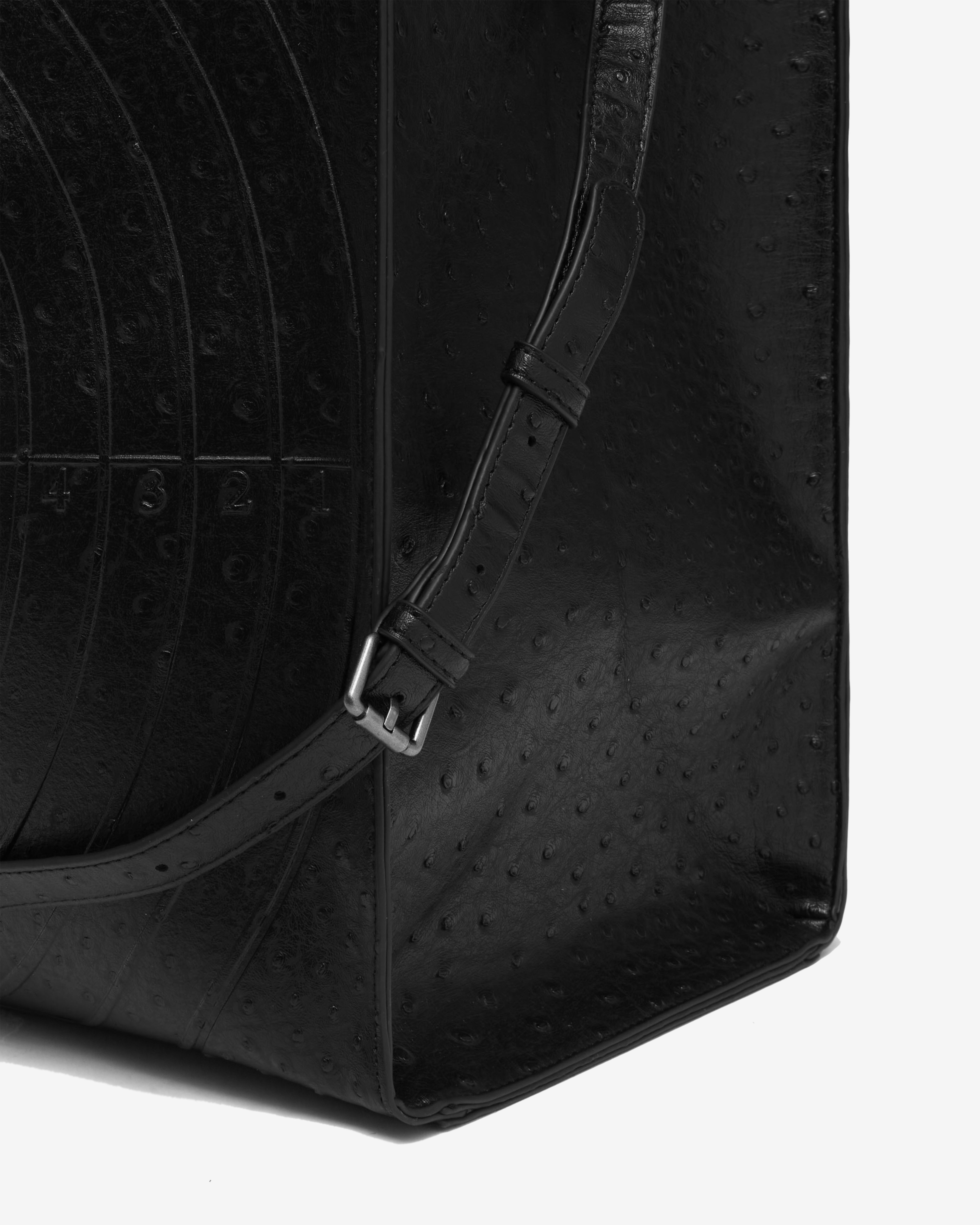 Fugazi: Men's Bullseye Weekender Bag (Black Ostrich) | Dover