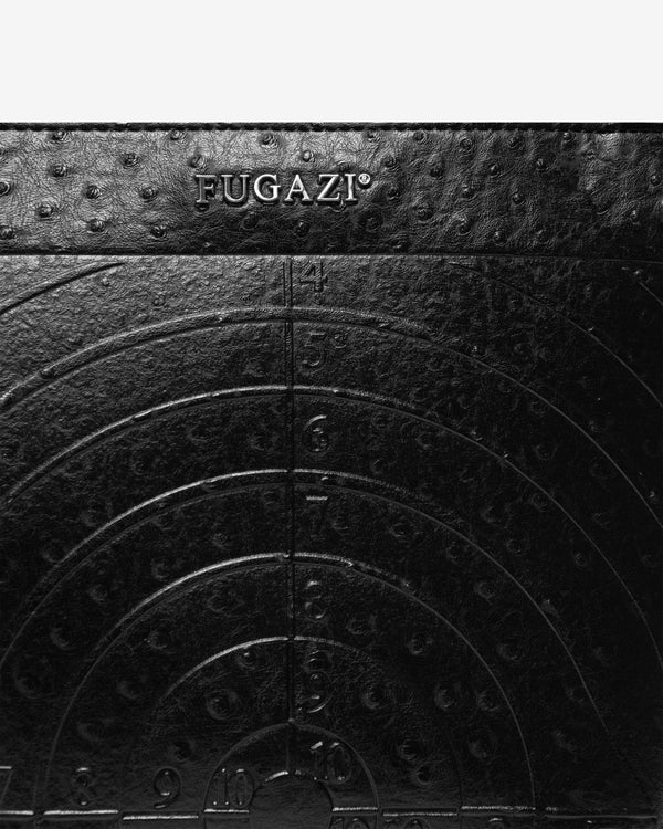 Fugazi - Men’s Bullseye Weekender Bag - (Black Ostrich)