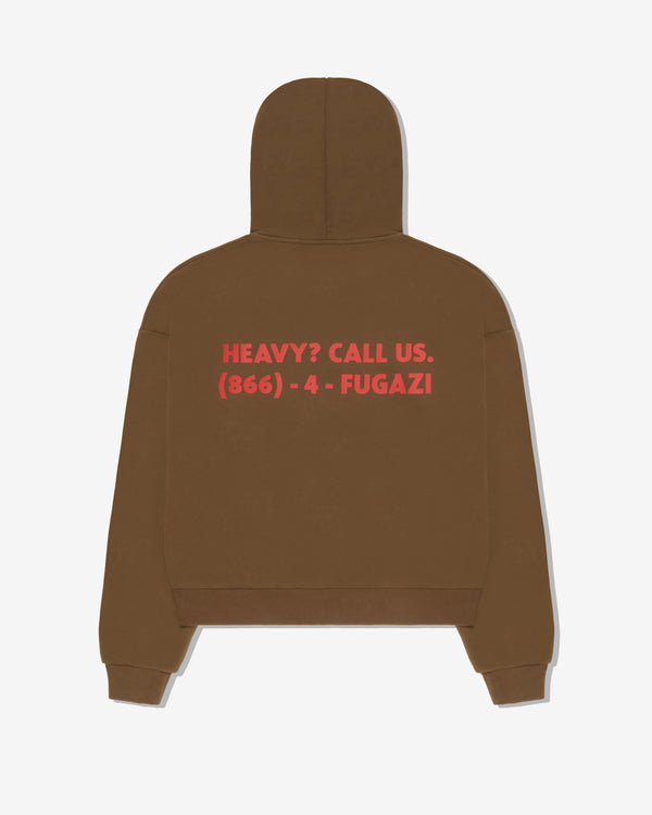 Fugazi - Men’s Beam Hoodie - (Brown)