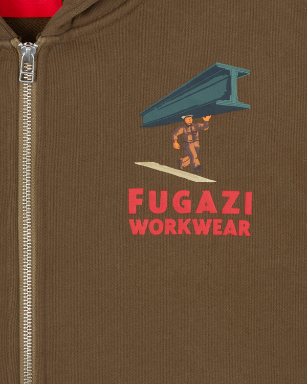 Fugazi - Men’s Beam Hoodie - (Brown)