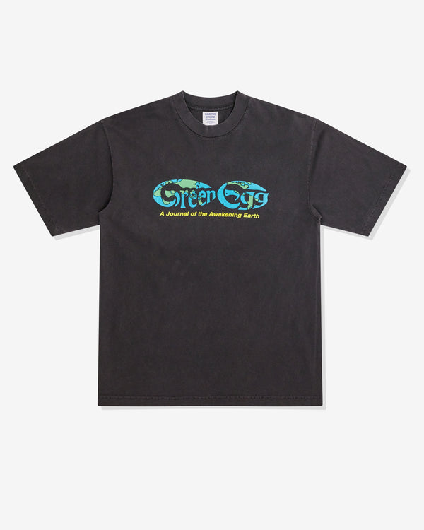 Cactus Store - Men's Green Egg T-Shirt - (Washed Black)