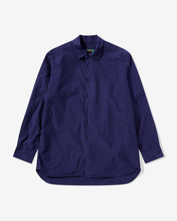 Casey Casey - Men’s Double Dyed Big Raccourcie Shirt - (Klein Blue)