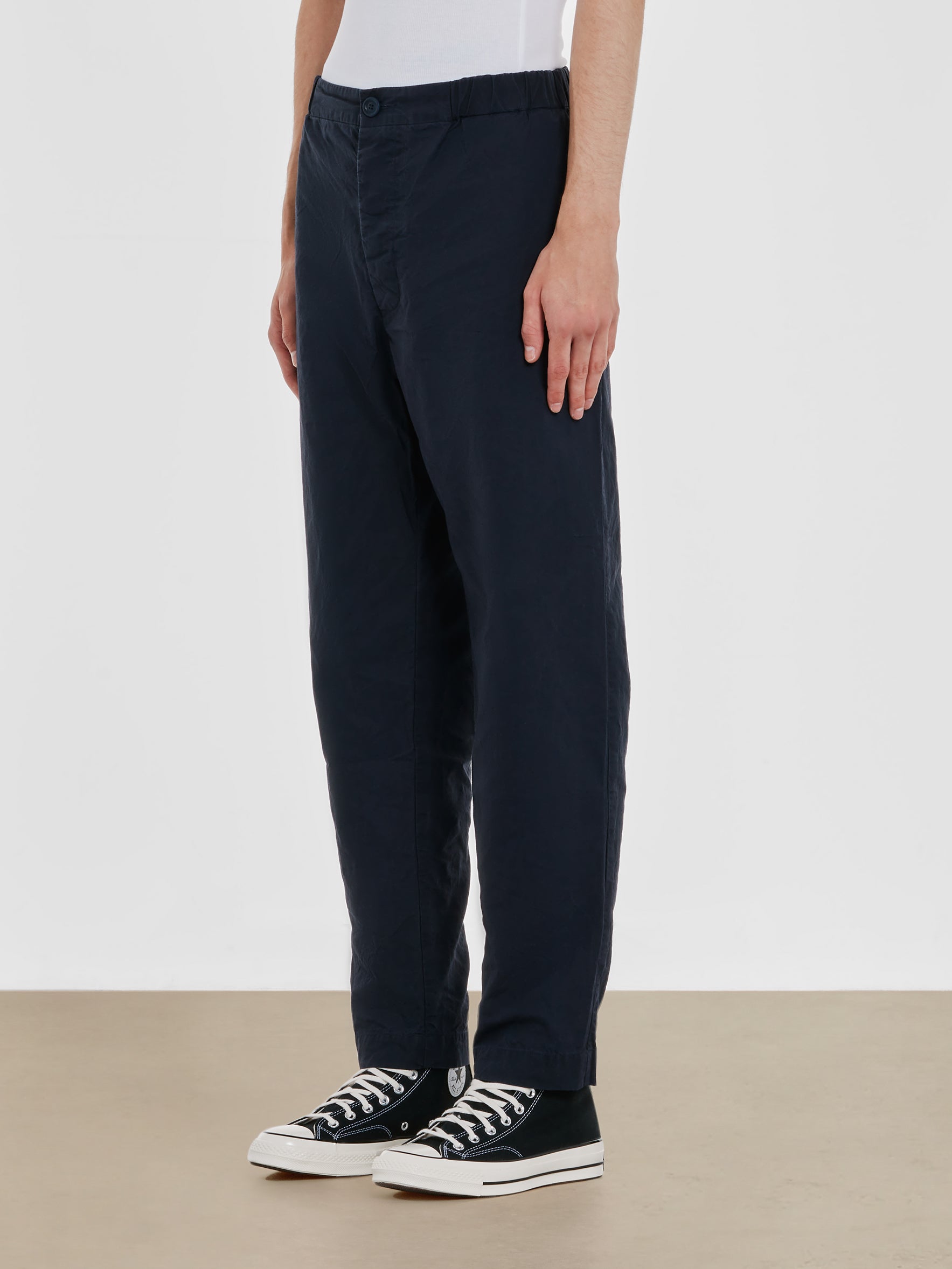 Casey Casey - Men's Rocky Pant - Lwax - (Navy) | Dover Street