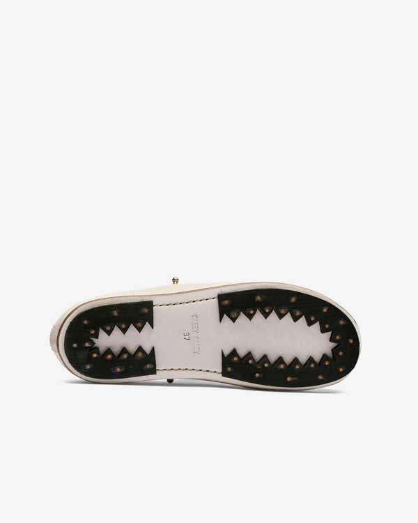 Casey Casey - Guidi Women’s Sabot Clogs - (Chalk)