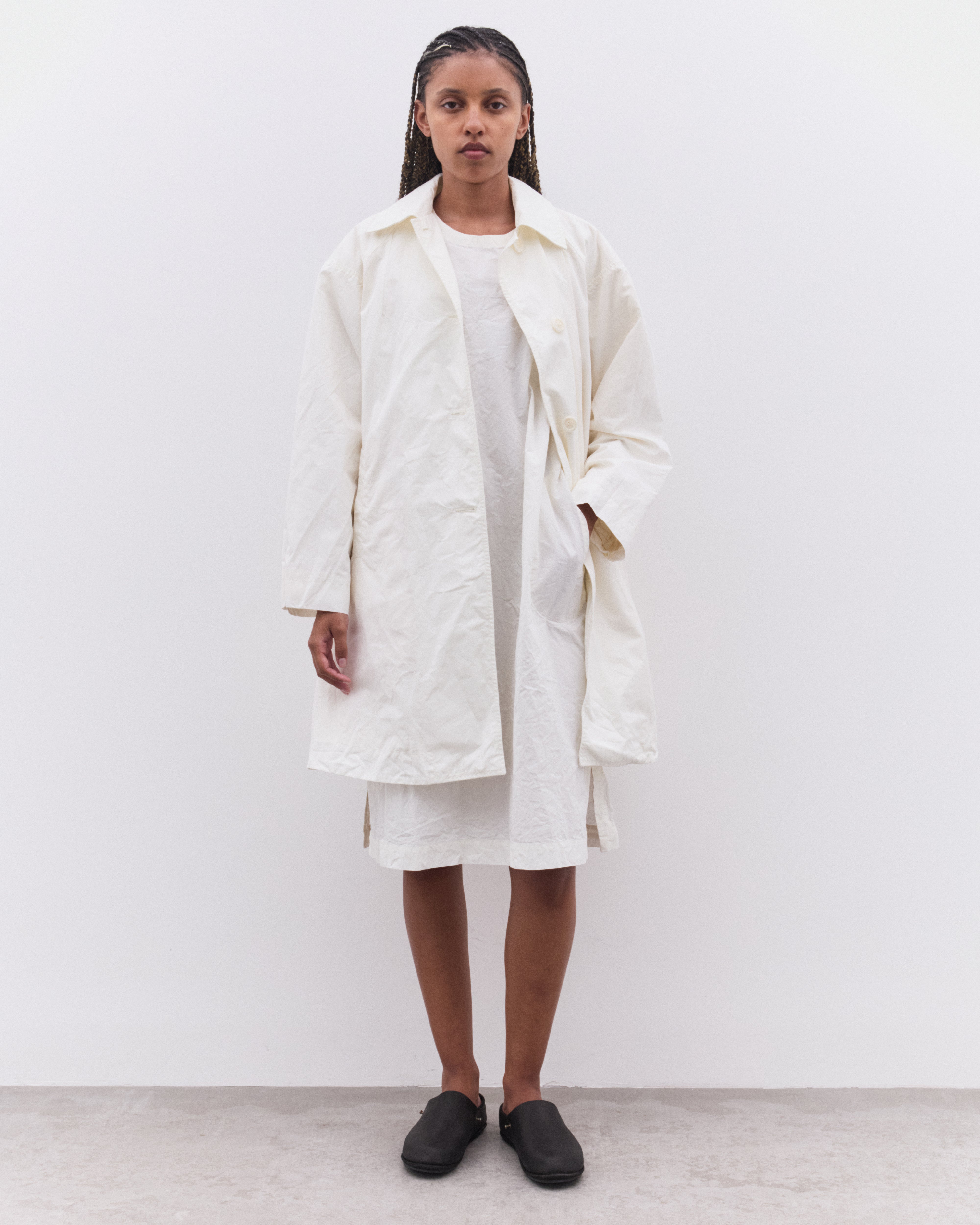 Casey Casey: Women's Drays Coat (Off White) | Dover Street Market