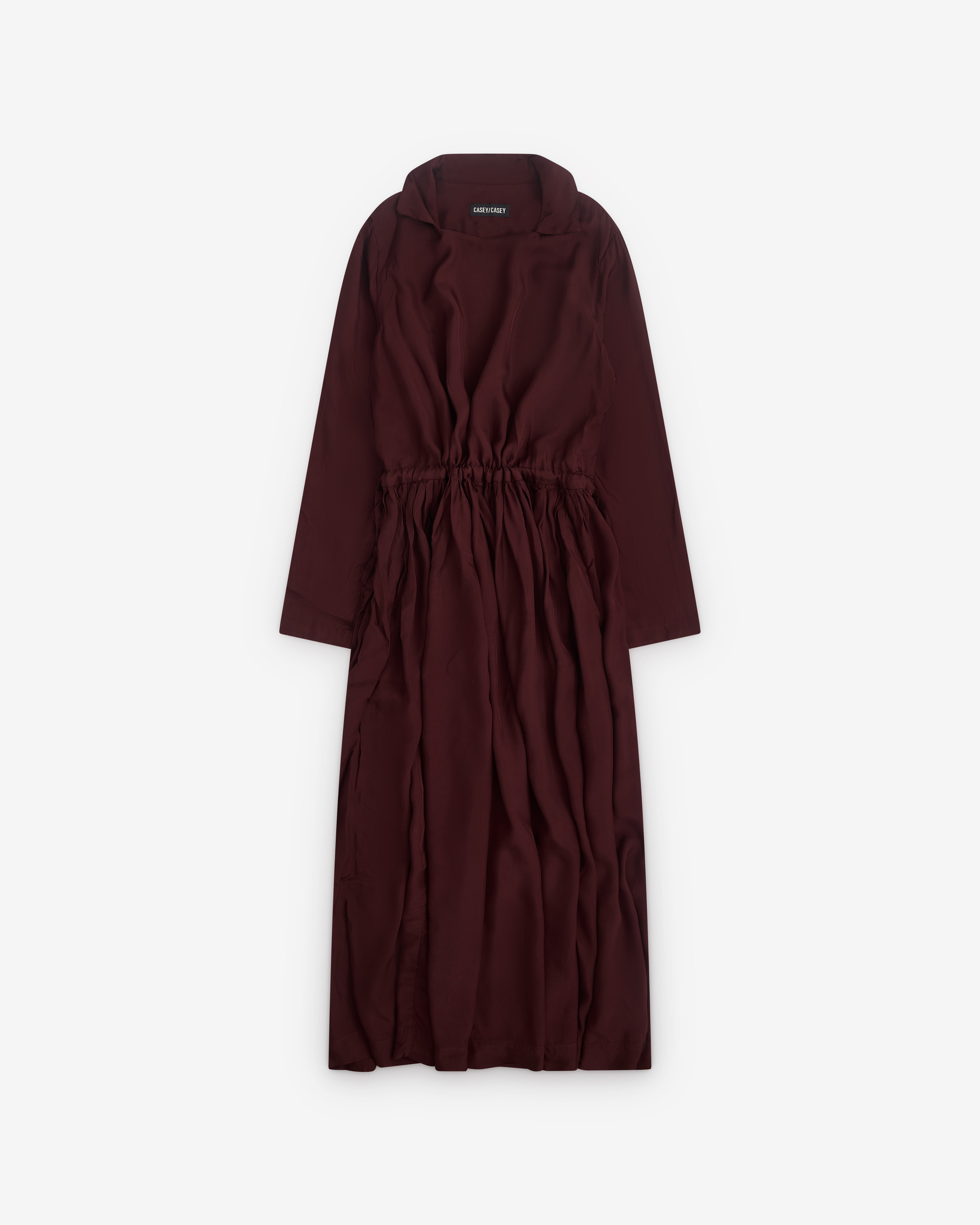 Casey Casey: Women's Long Sleeve Dress (Prune) | DSML E-SHOP