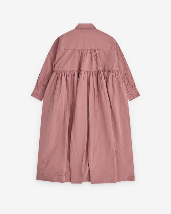 Casey Casey - Women’s Square Long Sleeve Dress - (Pink)
