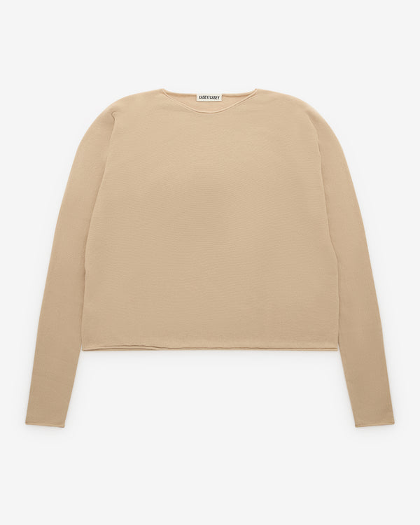 Casey Casey - Women’s Seamless Jumper - (Light Beige)