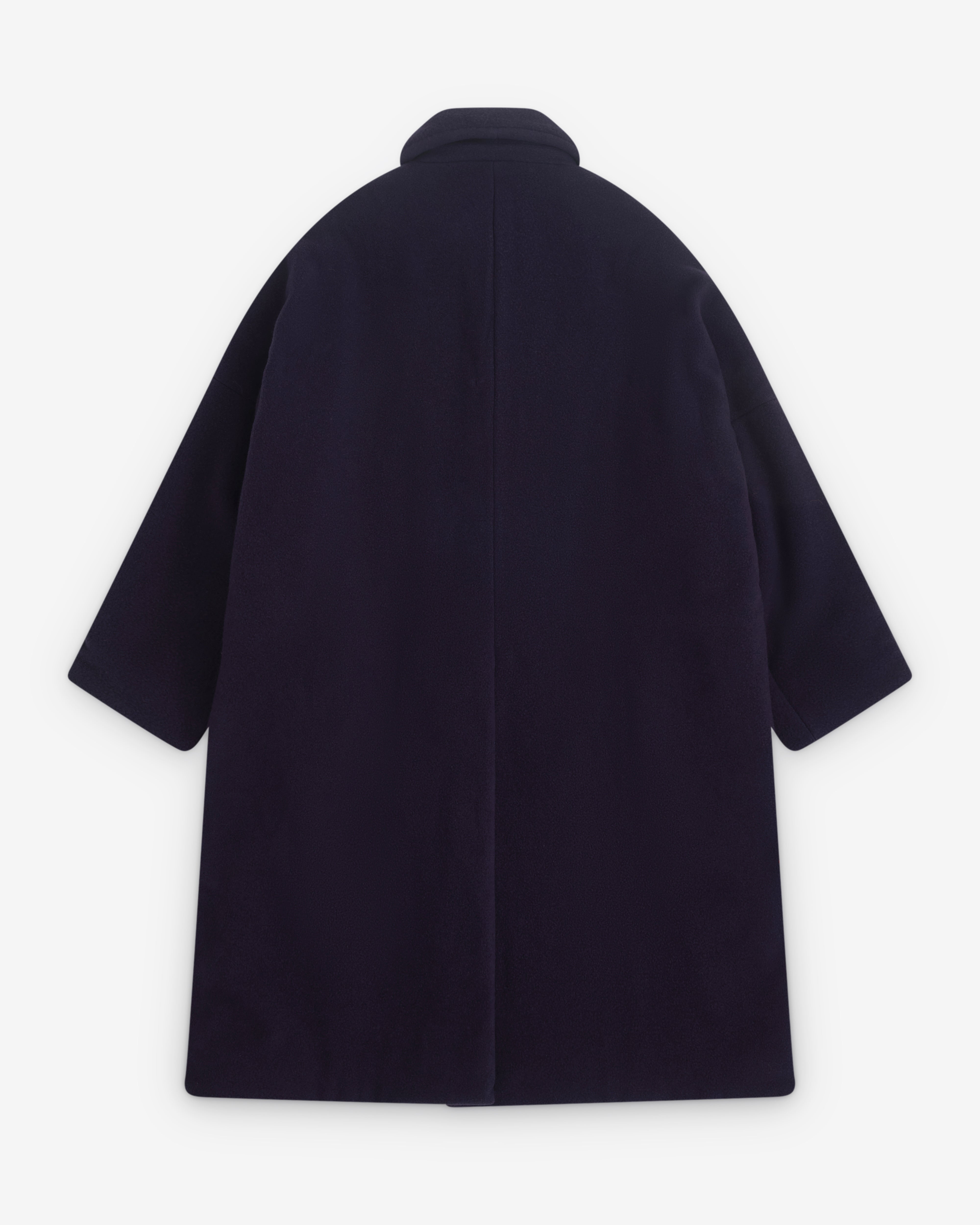 CASEY CASEY BLOBBY ネイビー　オーバーサイズコート Casey Casey Big Blobby Coat - Navy | Garmentory