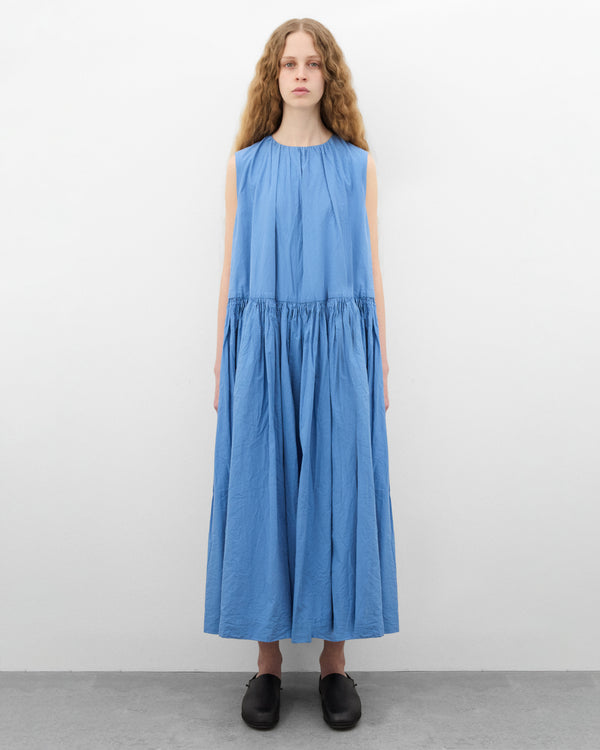 Casey Casey - Women's Pomme Ruchee Dress - (Blue)