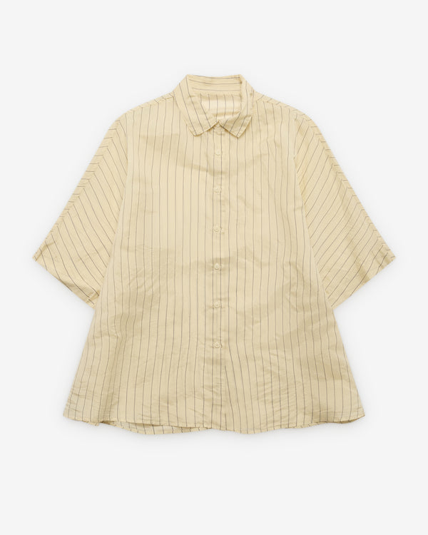 Casey Casey - Women's Waga S/S Shirt - (Off White Stripe)