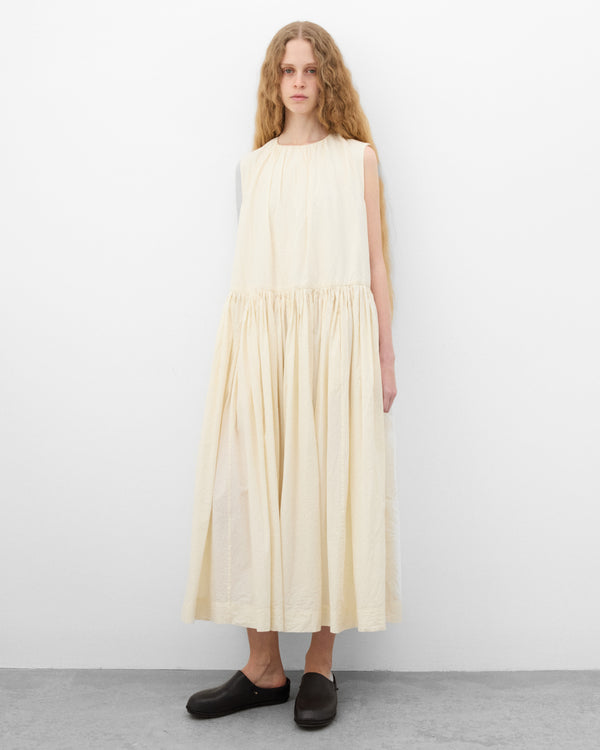 Casey Casey - Women's Pomme Ruchee Dress - (Off White)