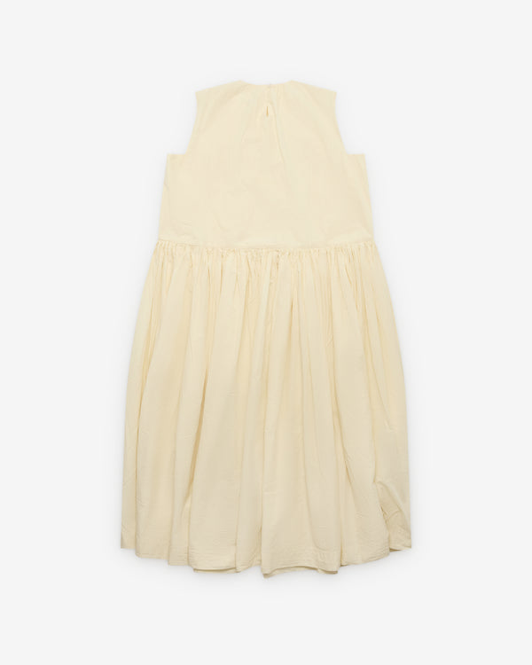 Casey Casey - Women's Pomme Ruchee Dress - (Off White)