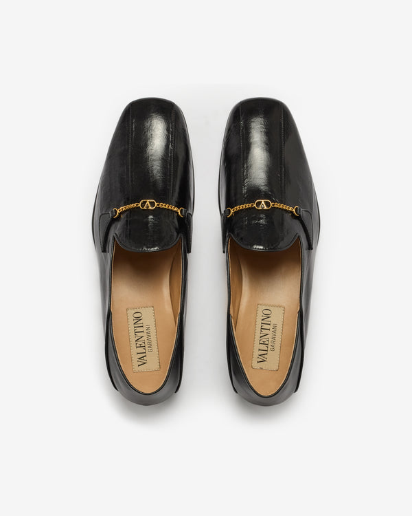 Valentino - Men's Leather Loafer - (Black)