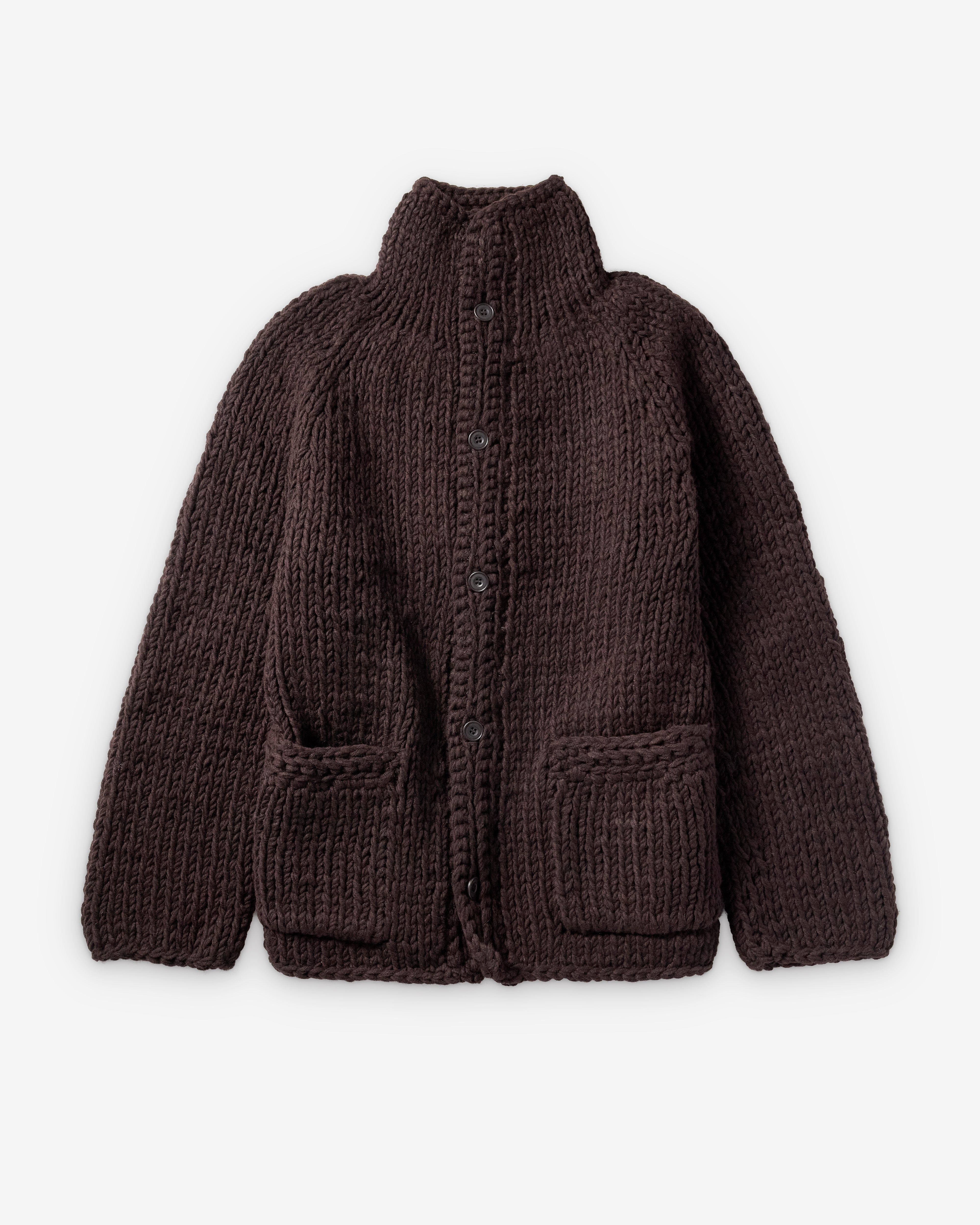 Casey Casey : Men's Camille Cardigan (Ebony) | Dover Street Market