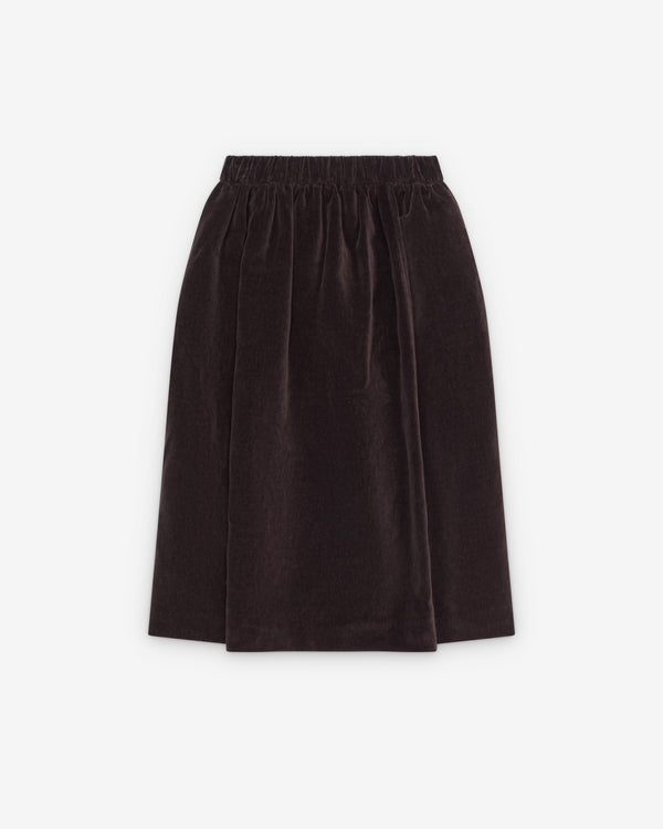 Casey Casey  - Women's Ghosty Skirt - (Dark Brown)