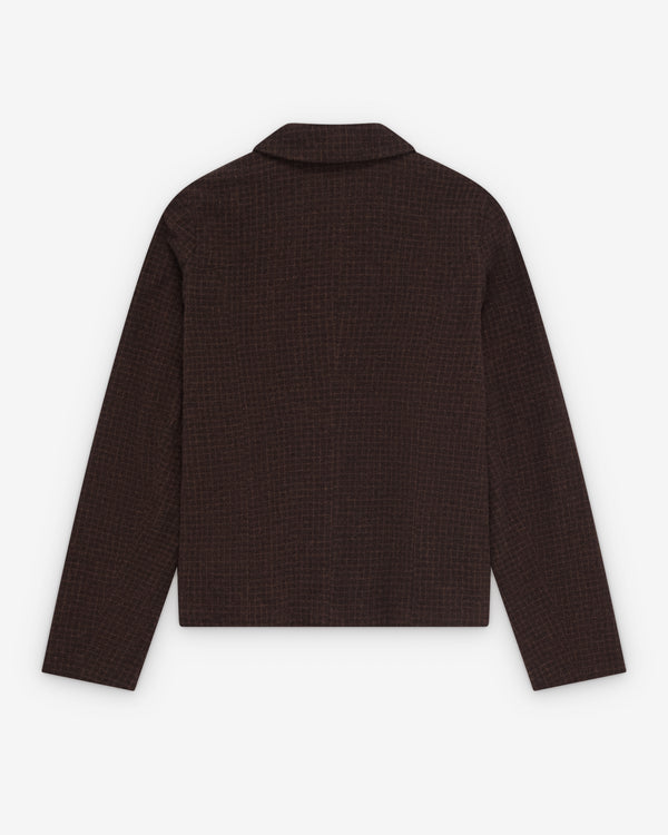 Casey Casey  - Women's Pwet Jacket - (Brown Check)