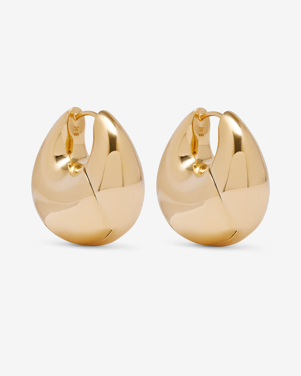 Tom Wood - Large Bao Hoops - (Yellow Gold)