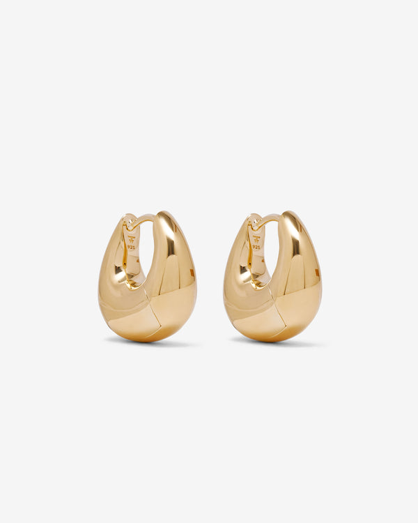 Tom Wood - Small Bao Hoops - (Yellow Gold)