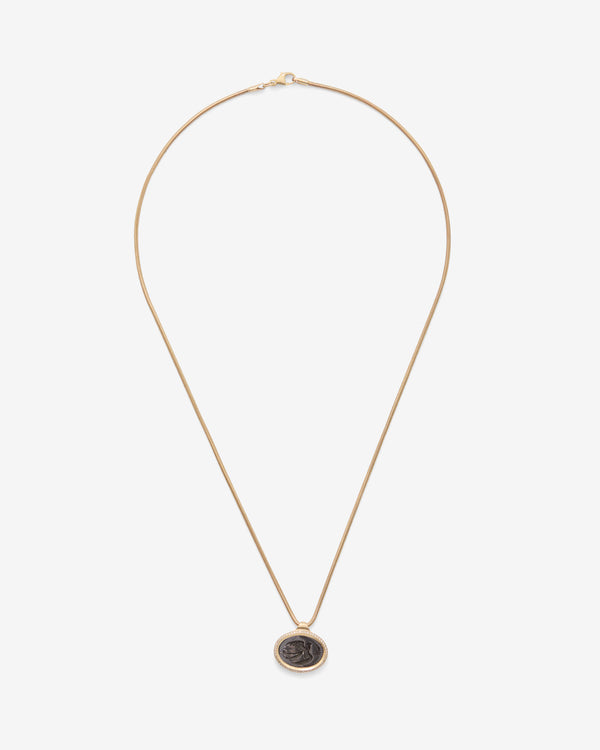 Castro - Diamond Frame Pendant - (Black)