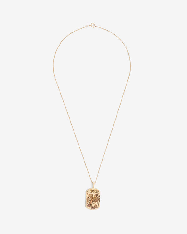 Castro  - Bird Pendant -  (Yellow Gold)