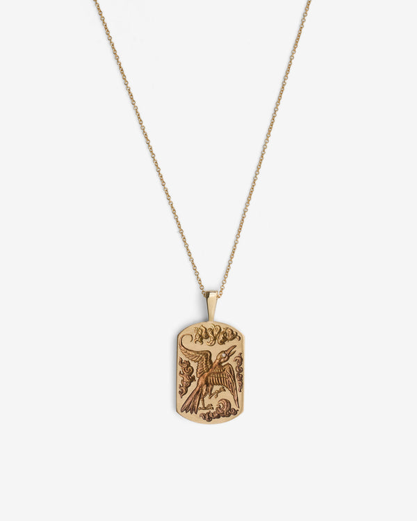 Castro  - Bird Pendant -  (Yellow Gold)