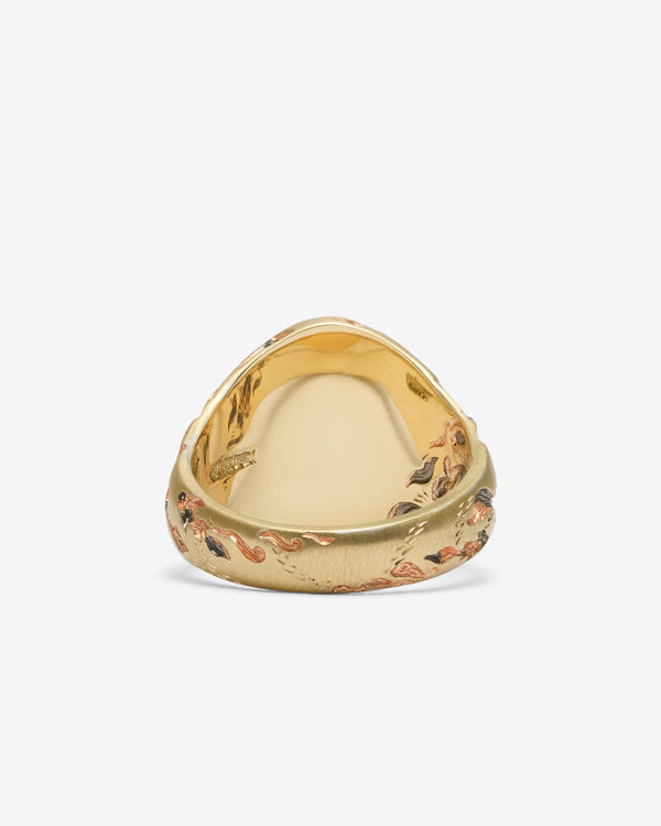 Castro - Cyprini' Carp Signet - (Yellow Gold)