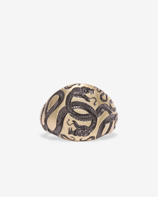Castro - Speak In Tongues Signet Ring - (Black)