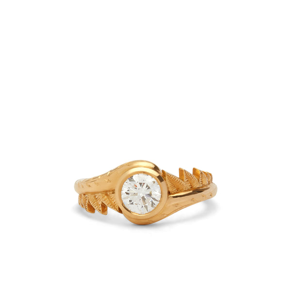 Castro Smith - Branch Engagement Ring - (Yellow Gold)