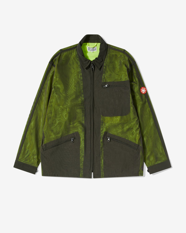 Cav Empt - Men's Lined Powernet Zip Jacket - (Green)