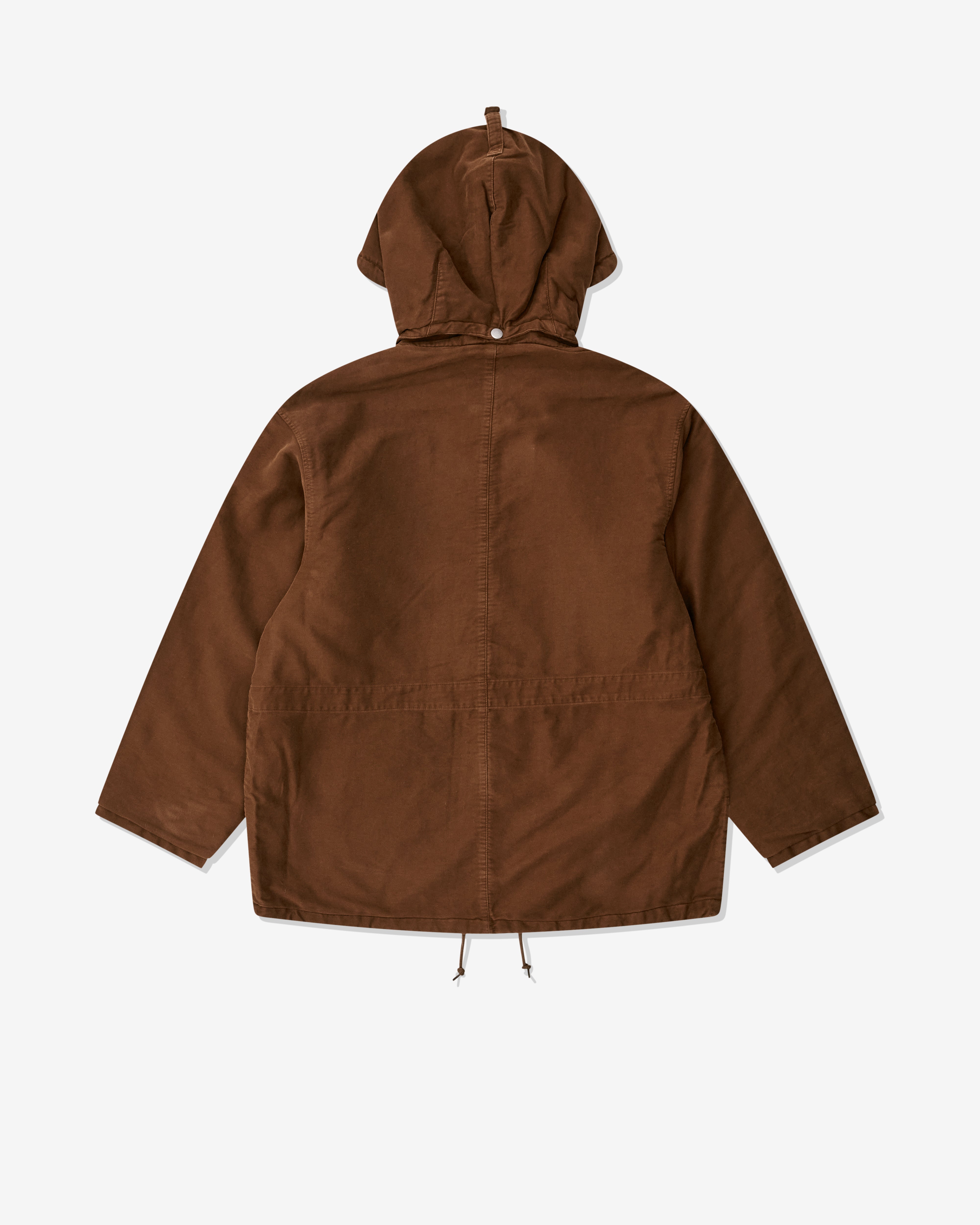 Cav Empt: Men's Cotton Detach Hood Jacket (Brown) | DSML E-SHOP