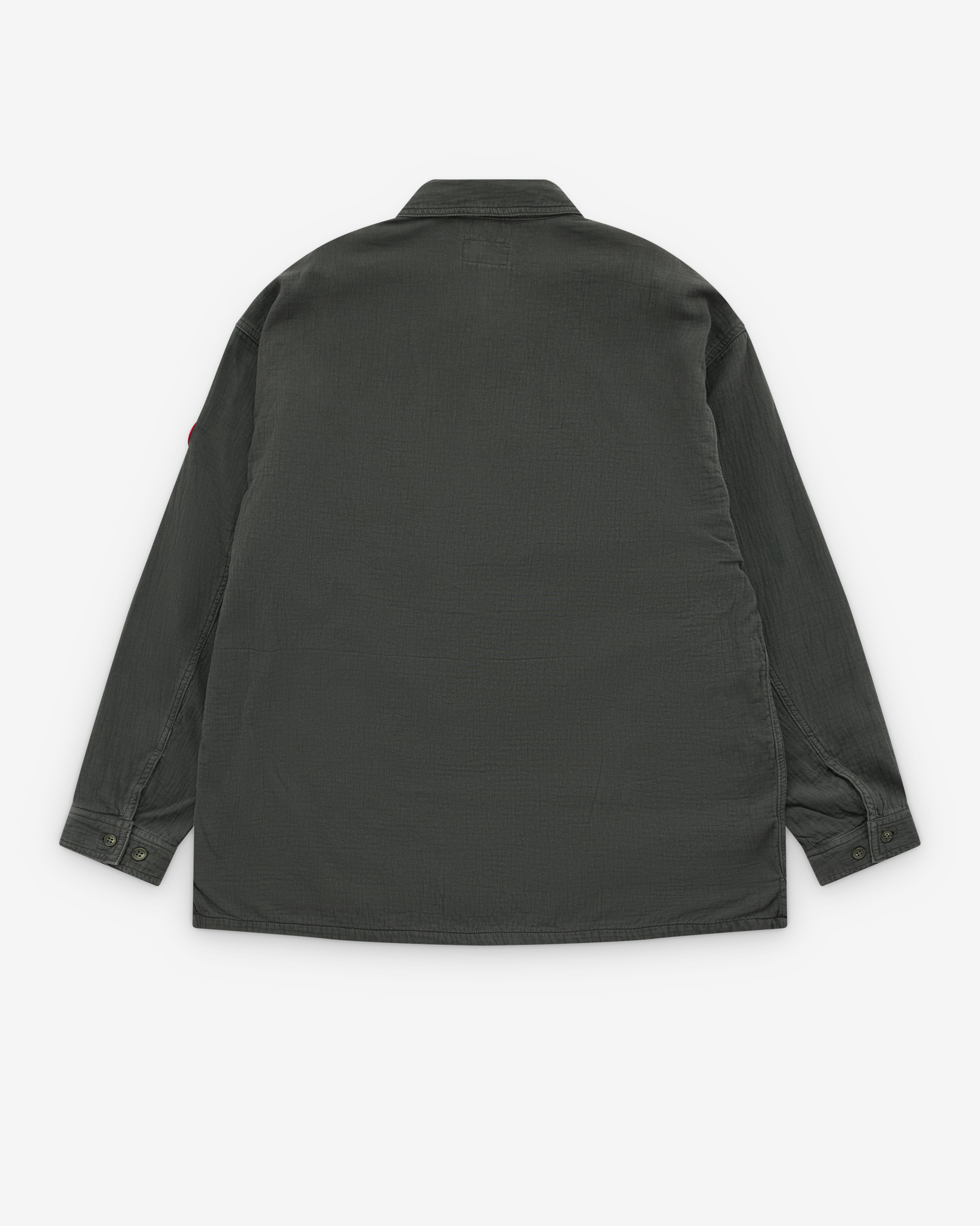 Cav Empt: Men's Welt Pockets Big Shirt (Charcoal) | DSML E-SHOP