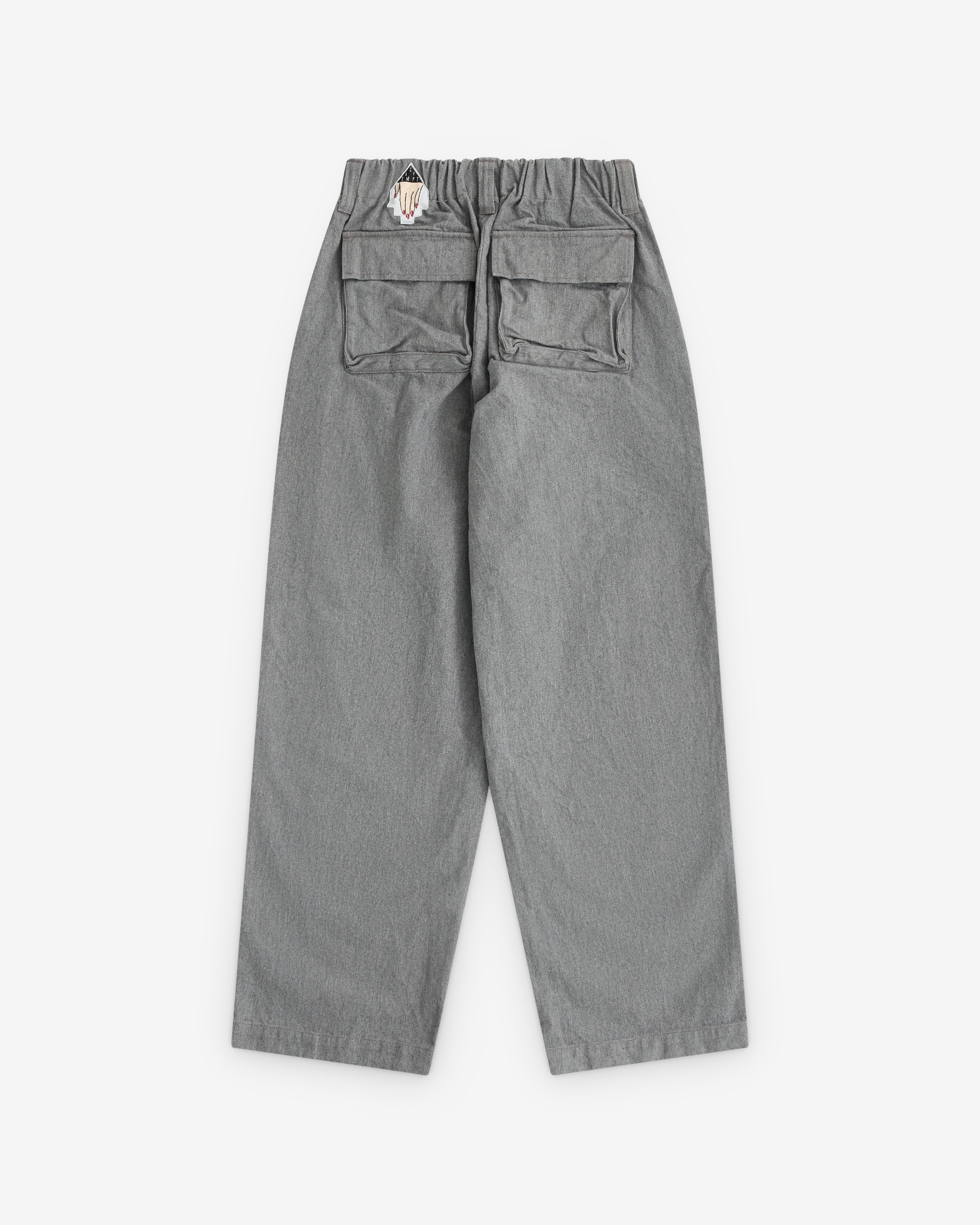 Cav Empt: Men's Ash Twill Comfort Pants (Grey) | Dover Street