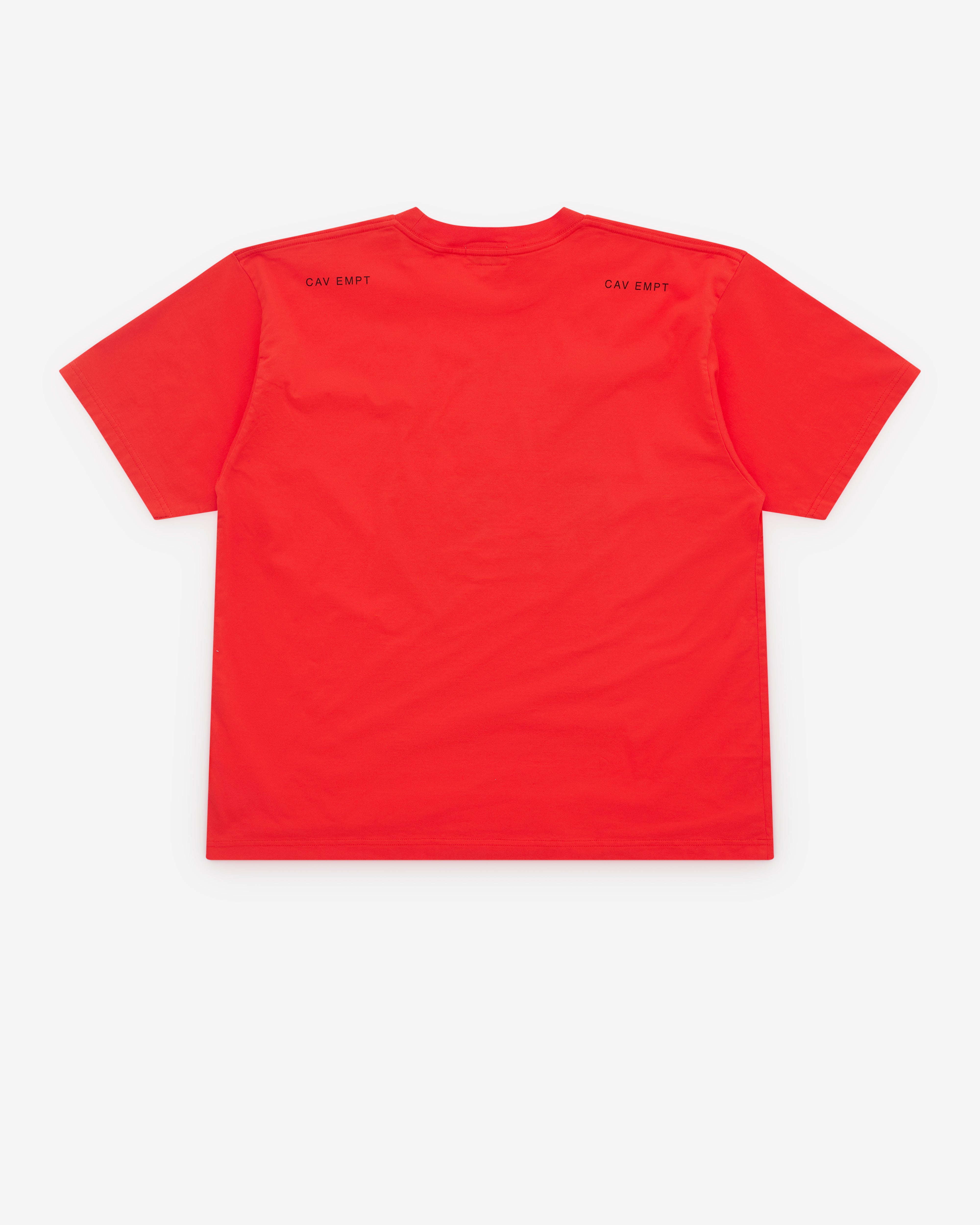 Cav Empt: Men's MD Slip Big T-Shirt (Red) | DSML E-SHOP
