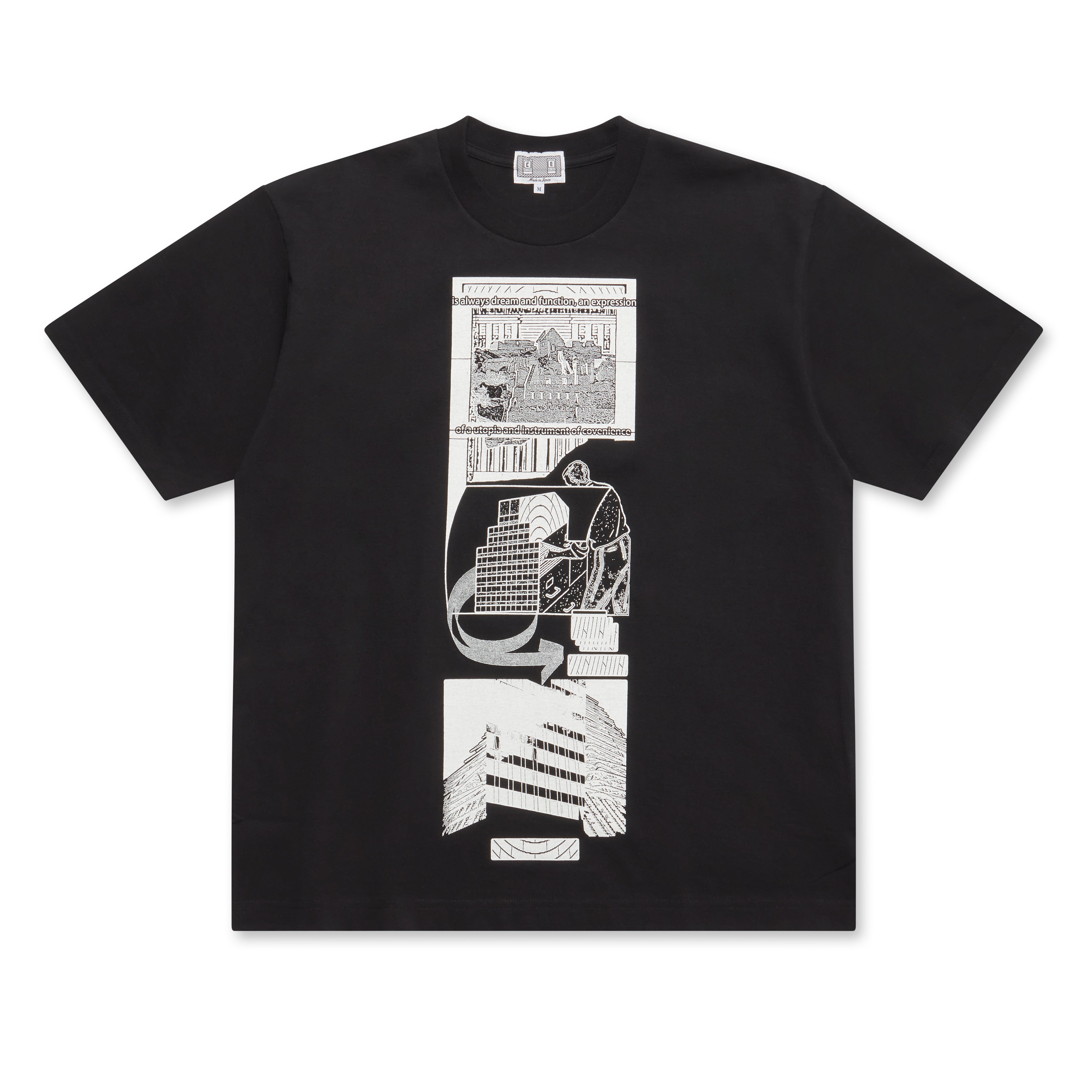 Cav Empt Men s MD Architectonic T Shirt Black White