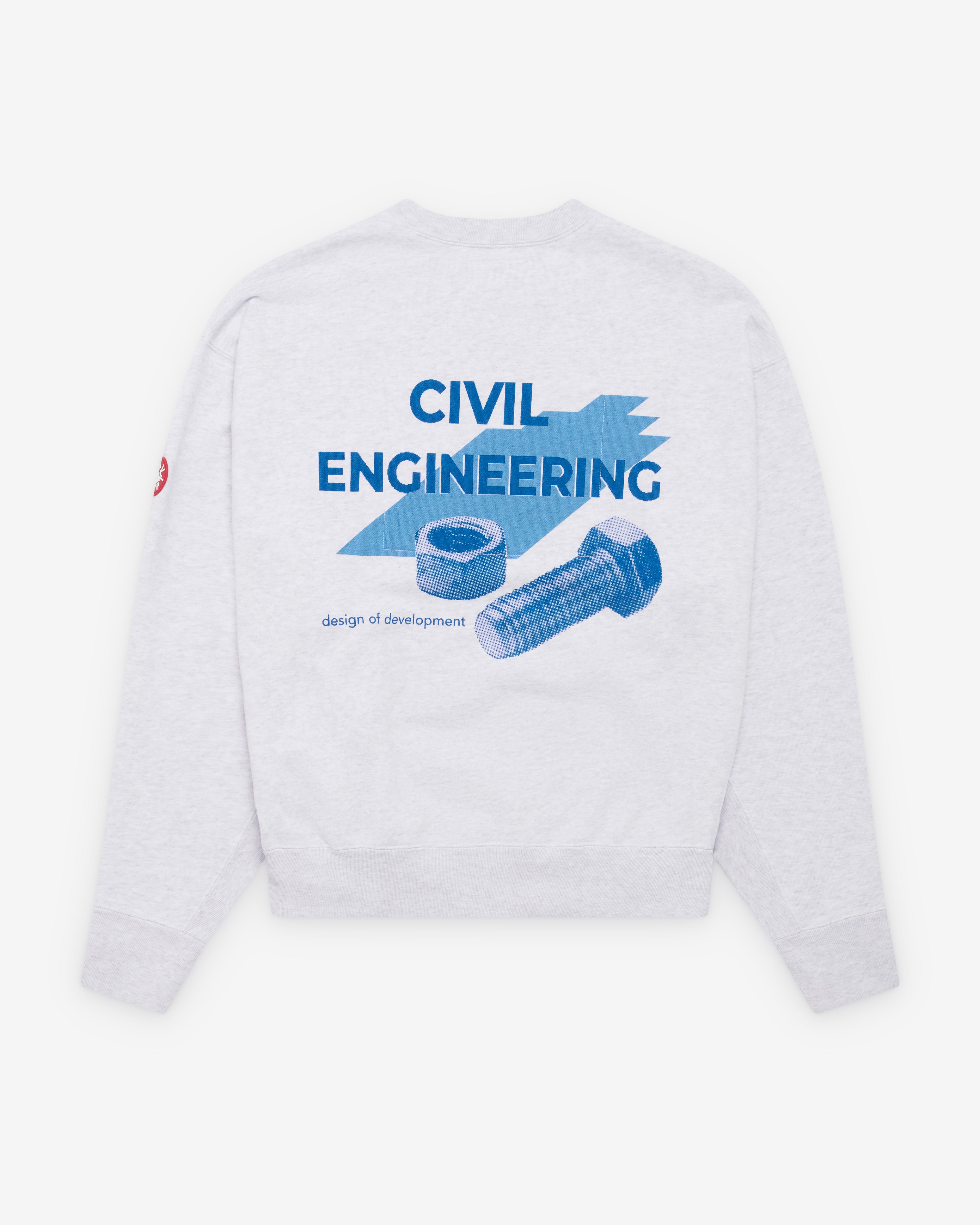 Cav Empt: Men's AS Hsf-001 Crew Neck (Grey) | Dover Street Market