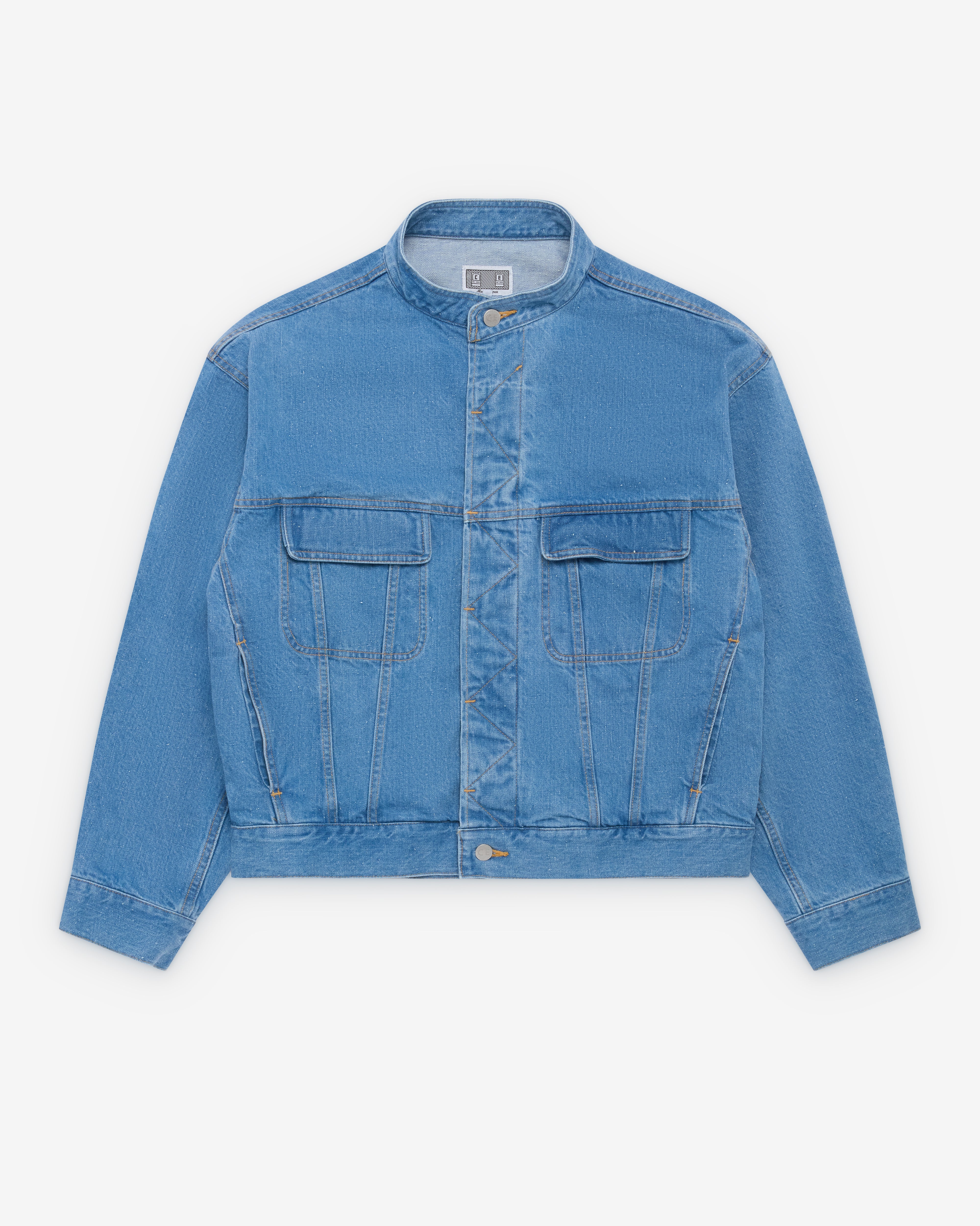 Cav Empt: Men's 1992 Denim Trucker Jacket (Indigo) | Dover Street